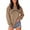 Coffee, variant on Auburet Womens Graphic Shirt Crew Neck Solid Color Long Sleeve Casual Loose Letter Pullover Tops