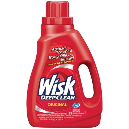 Wisk 2X Liquid Laundry Detergent, Deep Clean, 50 oz