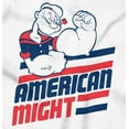 thumbnail image 2 of Popeye The Sailor Man American Might Crewneck T Shirts Boy Girl Teen Brisco Brands X, 2 of 6