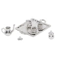 thumbnail image 4 of Mini Ensemble de Thé en Métal 1/12 Échelle Simulation Kit de Plateau de Tasse de Thé Miniature Réaliste pour Maison de Poupée, 4 of 5