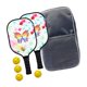 thumbnail image 3 of Juego de Paletas de pickleball Premium Baoblaze 2 Raquetas antideslizante 4 pelotas, 3 of 8