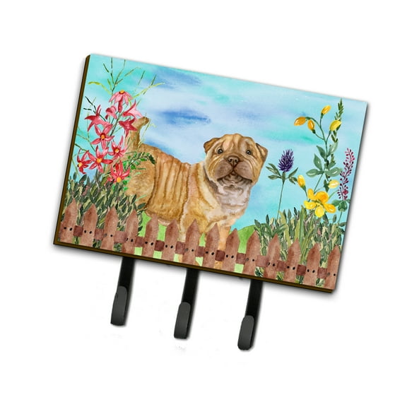 Shar Pei Puppy Spring Leash or Key Holder