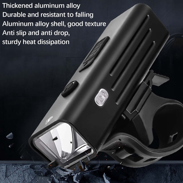 Vaidha Outdoor Cycling Bike Lights Type-C Charging Intelligent Light Sensing Headlights Night Riding Rainproof Flashlight
