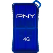 PNY 4GB Micro Sleek Blue USB Flash Drive