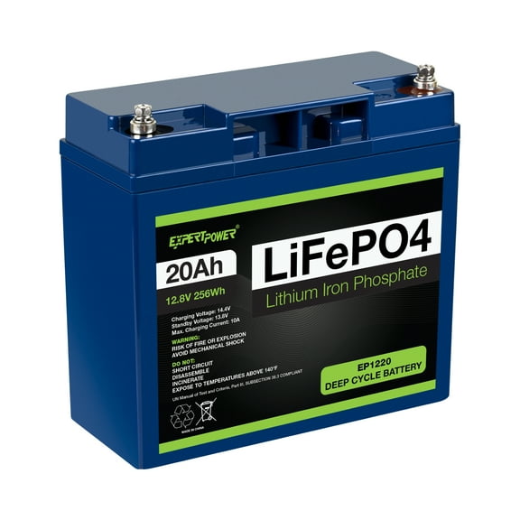 ExpertPower Lithium 12V Vehicle Battery, F13 Terminals for RV Marine