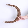 thumbnail image 4 of Flmtop Natural Crescent Shape Rattan Wreath Base DIY Accessories for Easter Party Decor, 4 of 10