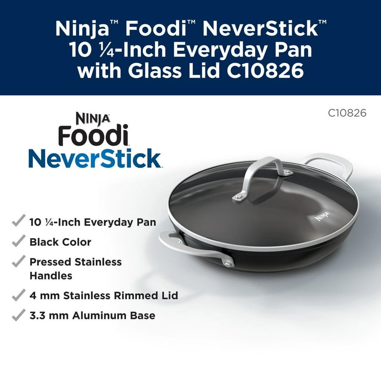 NINJA Foodi NeverStick 12 in. and 10.25 in. Stainless Steel