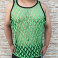 thumbnail image 2 of Fgnfyis Men's Casual Tank Tops for Summer - Elastic Plus Size Muscle Vests - Stylish and Breathable Design for Active Men's Tank Tops Green L, 2 of 4