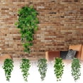 thumbnail image 1 of Planta artificial verde para colgar en la pared, decoración de vid plástica interior para decoración del hogar, 1 of 6