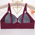 thumbnail image 4 of Abcnature Women Daily Comfort Bras Embroidery Thin Style Ventilate Back Buckle Bras without Steel Rim, 4 of 5