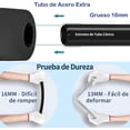 thumbnail image 4 of YAYUSI Organizador de Metal para Ropa,Perchero de Pie Armario con 2 ganchos laterales,Closet Organizador de Ropa, Estante de Ropa para Balcón, Dormitorio y Lavandería,Negro, 4 of 8