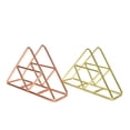 thumbnail image 4 of JINSIJU Paper Towel Holder Hollow Out Triangle Storage Rack Desktop Decor, 4 of 7