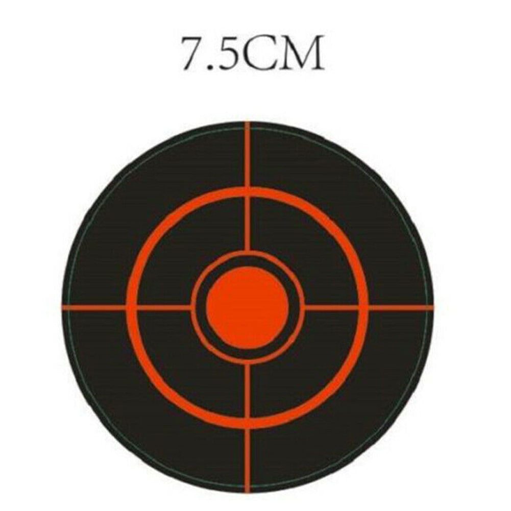 100Pcs/Roll Shooting Adhesive Targets Splatter Reactive Target Stickers 7.5cm 