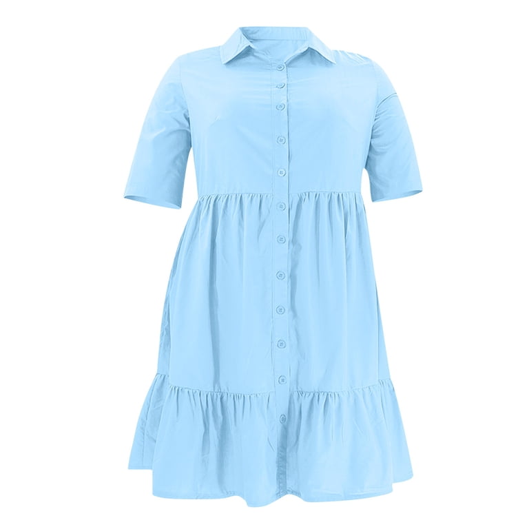 light shirt dress Share Your Story Light Blue Corduroy Shirt Dress, Medium - The Mint Julep Boutique