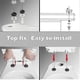 thumbnail image 5 of Heavy Duty Square Toilet Seat Soft Close Quick Se Top Fix Hinge Easy Clean, 5 of 5