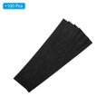 thumbnail image 3 of Unique Bargains Earring Display Cards Paper Earring Holder Blank Tags Rectangle Cardboard Style 12, Black 100 Pack, 3 of 7