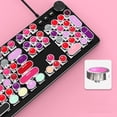 thumbnail image 4 of CNKOO Backlight Mechanical Keyboard Keycaps  Lipstick Electroplating Steampunk Retro Circular Colorful Mechanical Keyboard Universal Gaming Keyboard 104-Key Cap, 4 of 8