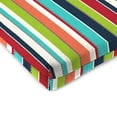 thumbnail image 2 of 17" x 19" Rectangular Outdoor Chair Pad Seat Cushion with Ties (2 Pack), 2 of 8