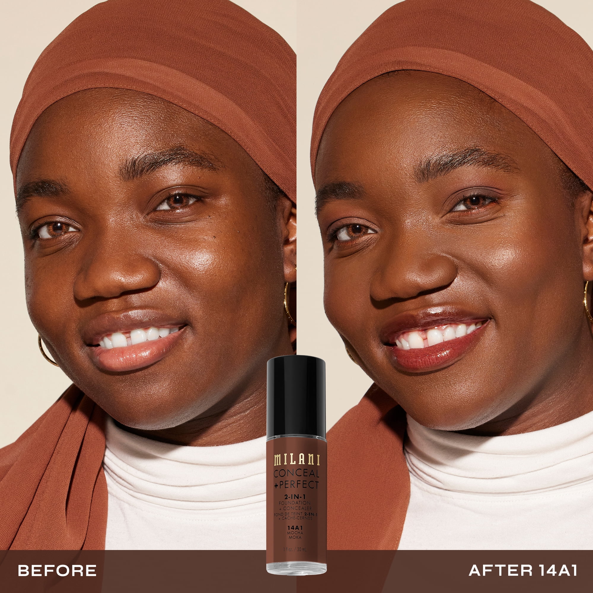 Milani Conceal + Perfect 2-In-1 Foundation + Concealer, Mocha