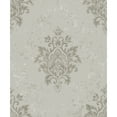 thumbnail image 4 of Galerie Wallcoverings  Serene Collection Metallic Ornamental Damask Vinyl on Non-woven Wallpaper Roll 33 feet x 21 inches - Black, 4 of 5