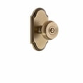 thumbnail image 6 of Grandeur Bouton Door Knob with Arc Plate, 6 of 6