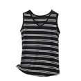 thumbnail image 2 of WAYUTE Womens Tank Tops Striped Print V Neck Sleeveless Soft Breathable Camisole Layering Loose Fit Summer Daily Wear,Dark Blue,5XL, 2 of 3