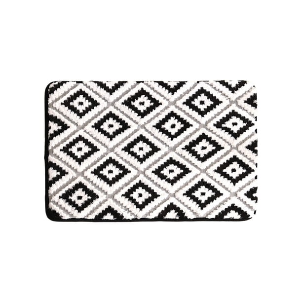 Yhmxh Alfombrillas de baño para baño Alfombra de baño Alfombras de baño absorbentes, antideslizantes, de espuma, lavables a máquina, de terciopelo suave, fáciles de secar. Decoración del baño
