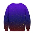thumbnail image 5 of Women's Glitter Print Casual Sweatshirt, Long Sleeve Crewneck Basic Fashion Sports Pullover Loose Comfy Fall Sweatshirts, 5 of 7