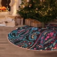 thumbnail image 5 of Sikiie Paisley Christmas Tree Skirt, Christmas Tree Decorations, Christmas Decor, Tree Mat Decoration(30-48IN)-48", 5 of 6