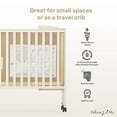 thumbnail image 6 of Dream On Me Full Size 2-in-1 Folding Stationary Side Crib, Locking Wheels, French White, 6 of 7