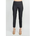 thumbnail image 6 of Counterparts Mid Waist Pull On Multi Print Pencil Cut Stretch Rayon Pants-BLACK / 16, 6 of 16
