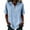 Light Blue, variant on Women's Hooded Zip Front Pullover Shirt Striped Loose Short Sleeve Hoodies Casual Drawstring Lightweight Tops