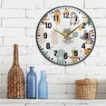 thumbnail image 3 of Yayeee Wall Clock Battery Operated 11.9" Silent Quartz Non-Ticking for Living Room Decor, Cute Animal, 3 of 8