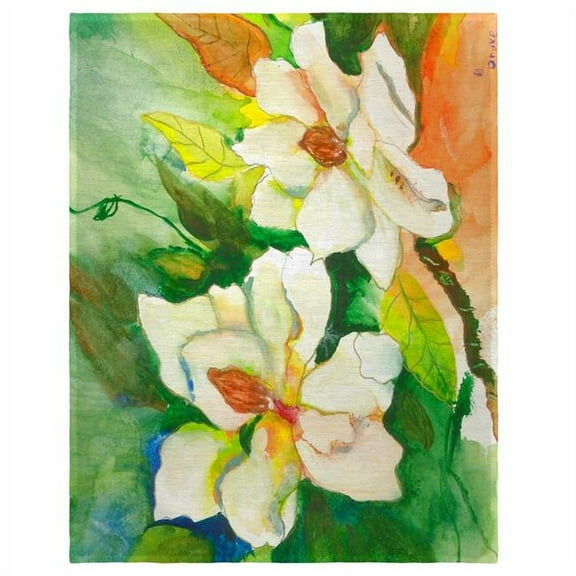 Betsy Drake PM251 14 x 18 in. Magnolias Place Mat - Set of 4