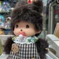 thumbnail image 5 of Mono mongol Monchi de algodón PP de 15 cm, juguete de peluche de aspecto lindo, suave y cómodo, regalo de cumpleaños para niños, 5 of 5