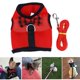 thumbnail image 1 of Adjustable Pet Harness Breathable Mesh Fabric For Outdoor Walks Red S 1Pcs, 1 of 4