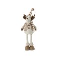 thumbnail image 2 of zhmrfg Gray Snowflake Santa Claus Stretch Plush Doll Set Snowman Reindeer Knitted Toy Holiday Christmas Winter Decoration Kids Bedroom Tabletop Gift Festive Seasonal Ornament, 2 of 5