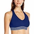 thumbnail image 3 of Hanes Women's Cozy Racerback Bra In The Navy/Coolest Grey Stripes 2X, 3 of 3