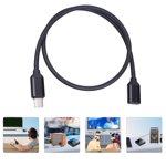 UPOUART USB C Fast Charging Cable Black Extension Cord 15 Meter Data Transfer Cable with 3A Power Output