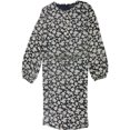 thumbnail image 1 of Ralph Lauren Vestido acampanado de georgette para mujer, blanco roto, 12 Ralph Lauren Alinear, 1 of 1