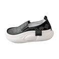 thumbnail image 3 of Zapatos informales para mujer, zapatillas de ocio, suelas antideslizantes, zapatos deportivos ligeros de moda, zapatos de para correr, , negro, 38 Salvador Zapatillas de deporte casuales de mujer, 3 of 10