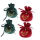 thumbnail image 3 of 4 bolsas navideñas de terciopelo con cordón, bolsas de regalo navideñas con campana, bolsas de dulces para fiestas de Navidad, recuerdos de boda, cumpleaños y fiestas., 3 of 7