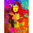thumbnail image 4 of Stephen Chambers 19x24 Gold Ornate Wood Framed With Double Matting Wall Art Titled - Mona Lisa Redux, 4 of 6
