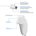 thumbnail image 2 of Paquete de 2 mandos Nunchuk para Wii, mando a distancia Nunchuk Jostick compatible con mandos de videojuegos de Nintendo Wii y Wii U., 2 of 5