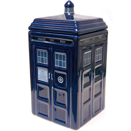 Game Day Ceramic Cookie Jar - Doctor Who Tardis Ceramic Cookie Jar