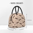 thumbnail image 4 of Vsdgher Insulated Lunch Bag Simple Bento Cooler Bag Lunch Tote Bag , Suitable for picnics, school, work (Leopard Print Print ), 4 of 5