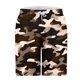 thumbnail image 4 of Pantalones Cortos de Cintura Elástica para Hombre con Bolsillos Camuflaje Impresión de Rodilla, Pantalones de Playa Casuales con Cordón Elástico, 4 of 4