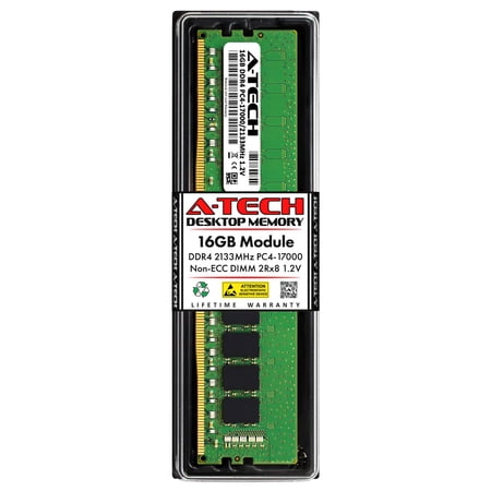 A-Tech 16GB RAM Replacement for Samsung M378A2K43BB1-CPB | DDR4 2133MHz PC4-17000 2Rx8 1.2V UDIMM Non-ECC 288-Pin DIMM Memory Module