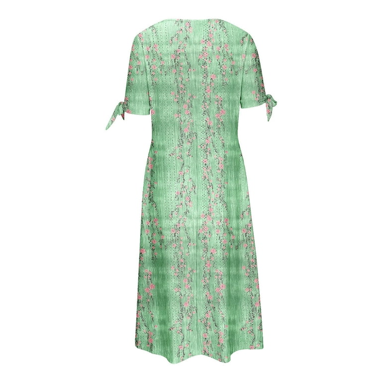 tropical cotton dresses Women's Organic Cotton Wrap Dress