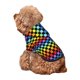 thumbnail image 5 of Fotbe Rainbow Chequerboard Sudadera con Estampado para Perros Pequeños – Suéter con Capucha para Mascotas, Tela Suave de Forro Polar con Bolsillo-Large, 5 of 7